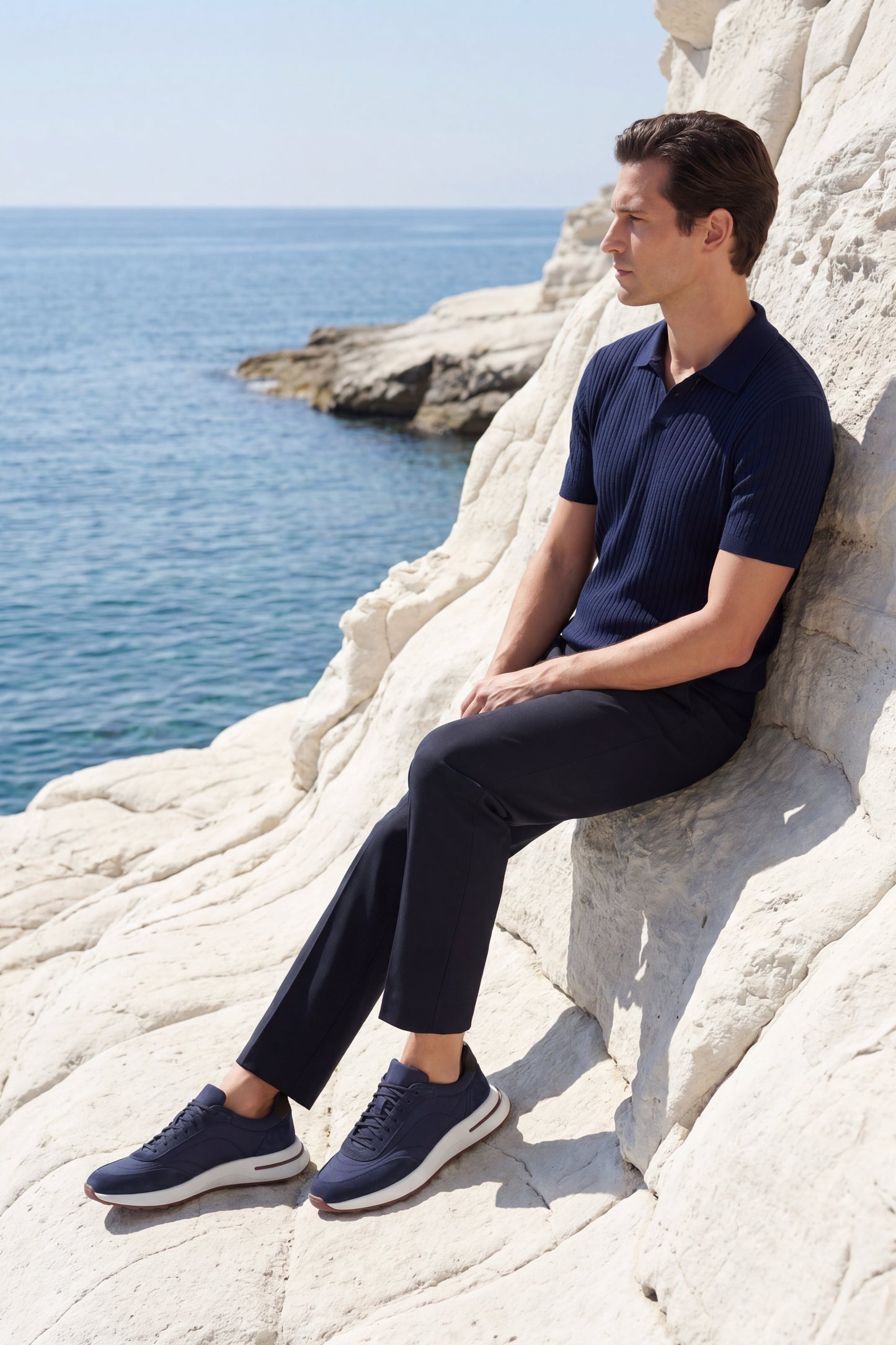 Valmont Sneaker - Blu Marino