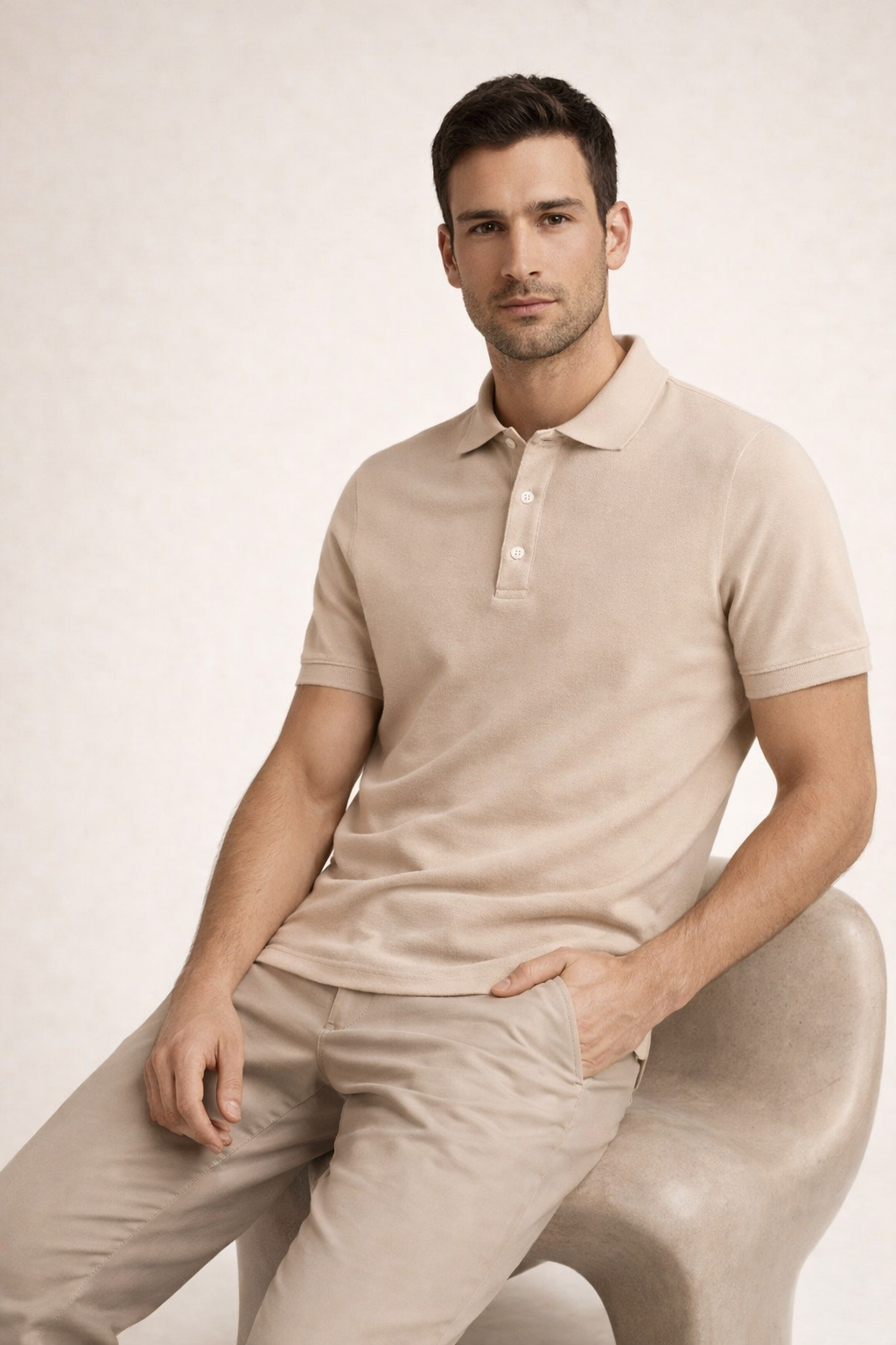 Polo Raffinato Beige