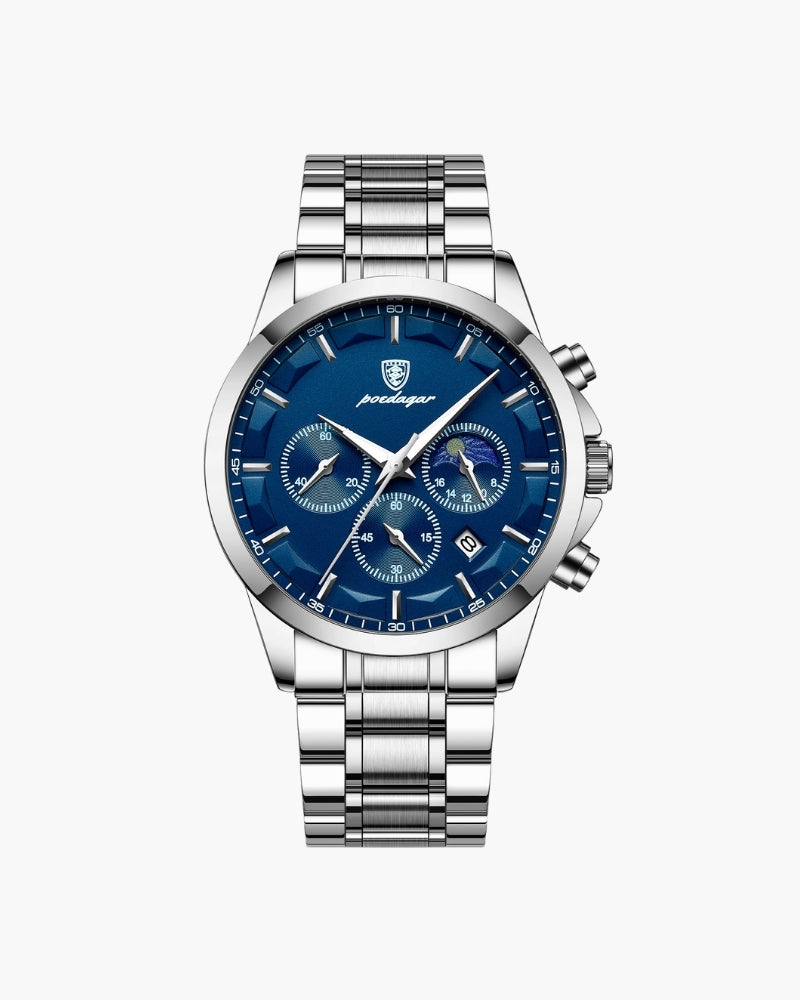Orologio in acciaio inossidabile con cronografo di precisione