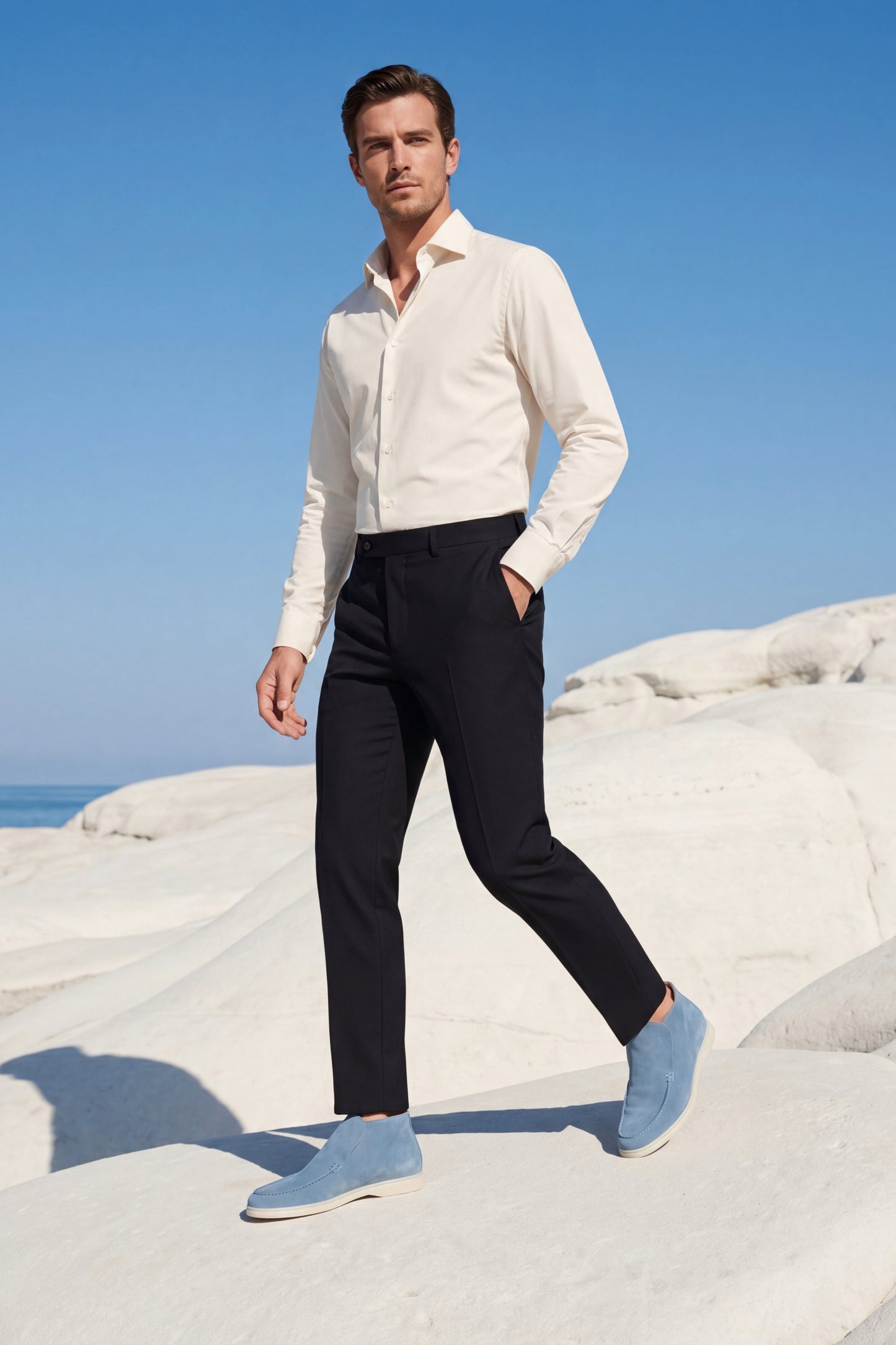 Capri High Top Loafer Azzurro
