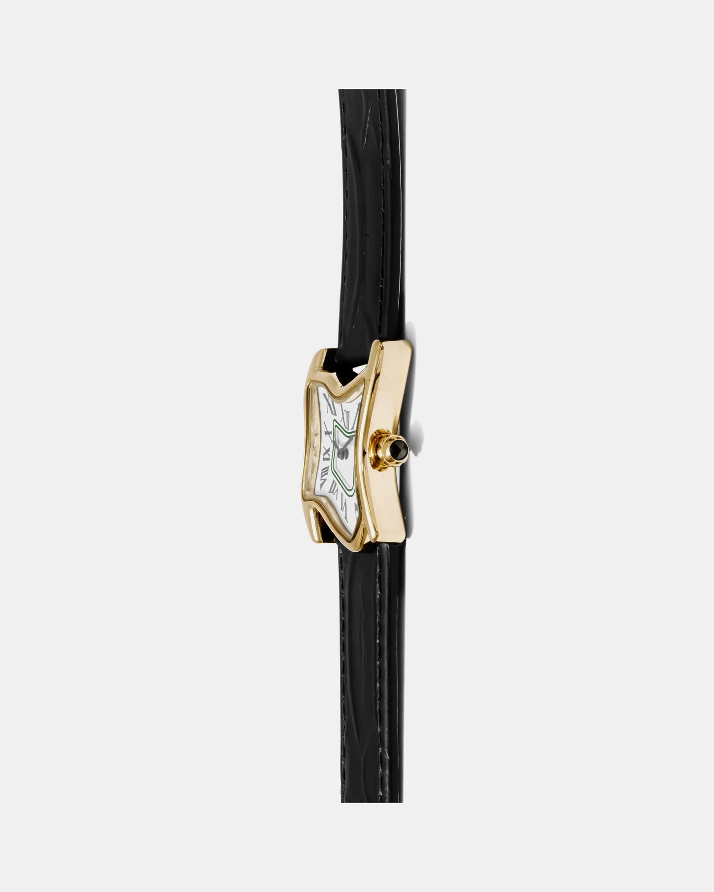 Orologio Quadrato da Fuso Piccolo Oro
