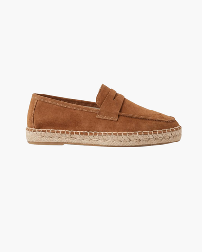 Espadrillas Riviera in Camoscio Marrone