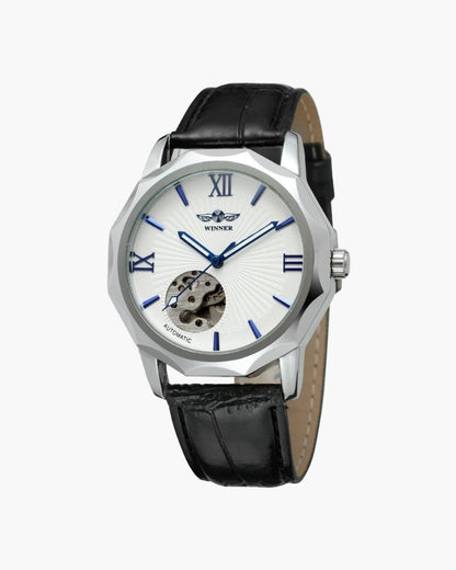 Orologio in Acciaio con Quadrante Skeleton Classico