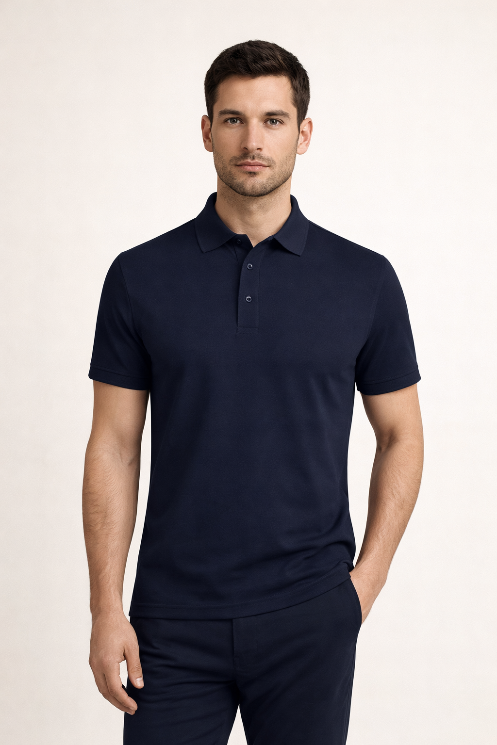 Polo Raffinato Navy