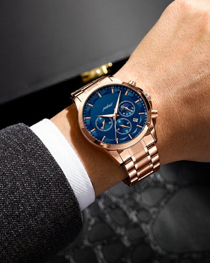 Orologio in acciaio inossidabile con cronografo di precisione