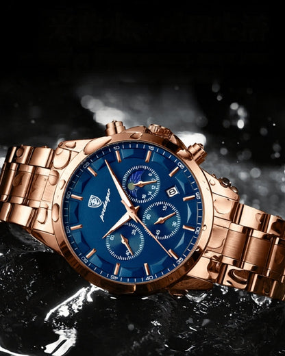 Orologio in acciaio inossidabile con cronografo di precisione