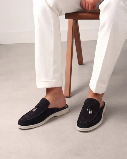 Mule Mediterranee in Camoscio Nero
