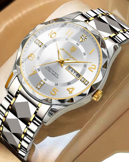 Orologio Classico in Acciaio Bicolore