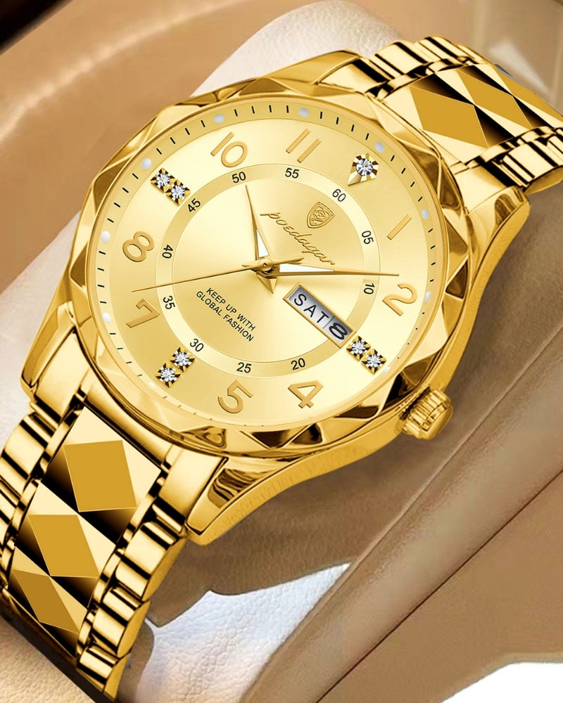 Orologio Classico in Acciaio Bicolore