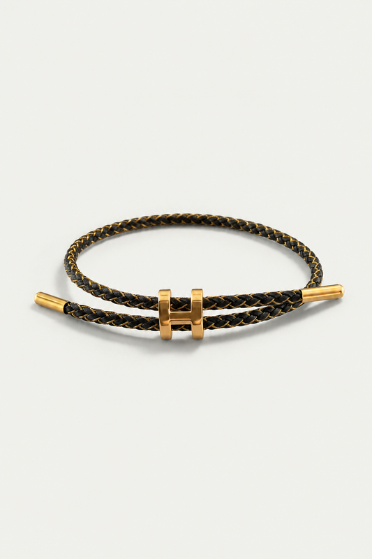 RivaSylt Bracciale Oro/Nero