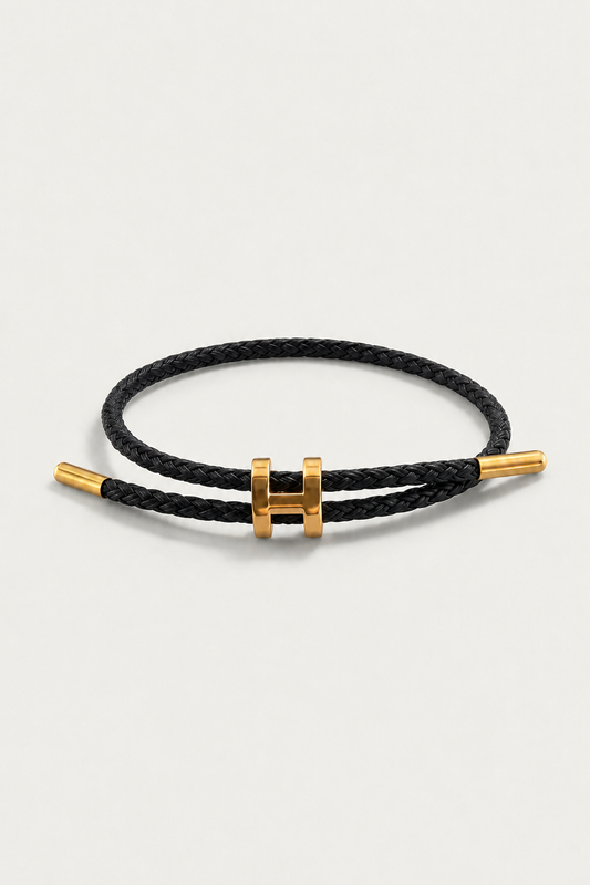 RivaSylt Bracciale Nero/Oro