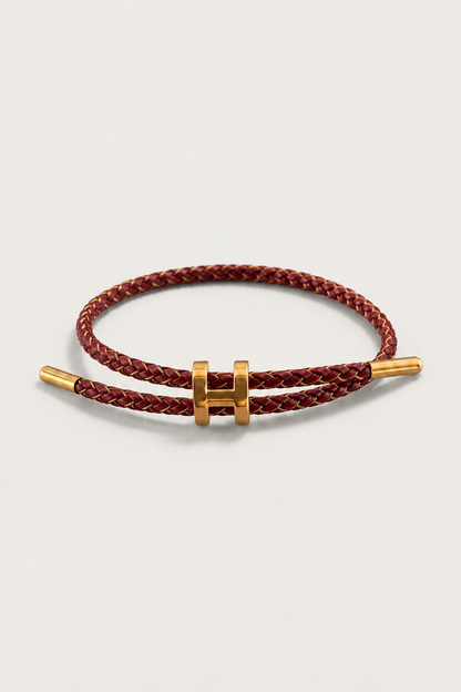 Bracciale RivaSylt Borgogna/Oro