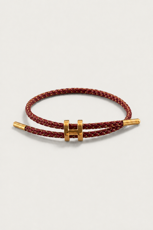 Bracciale RivaSylt Borgogna/Oro