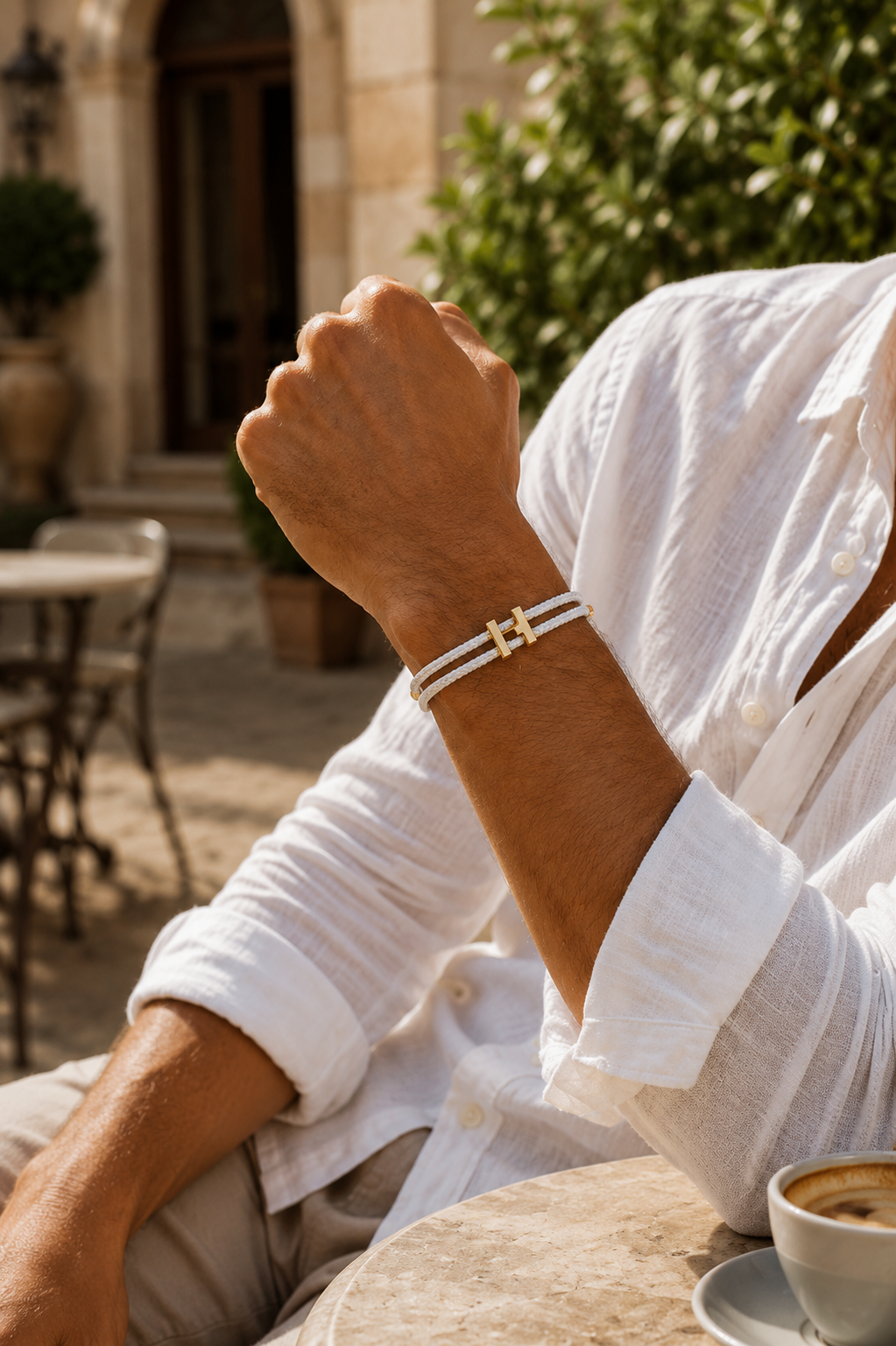 Bracciale RivaSylt Bianco/Oro