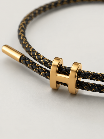 RivaSylt Bracciale Oro/Nero