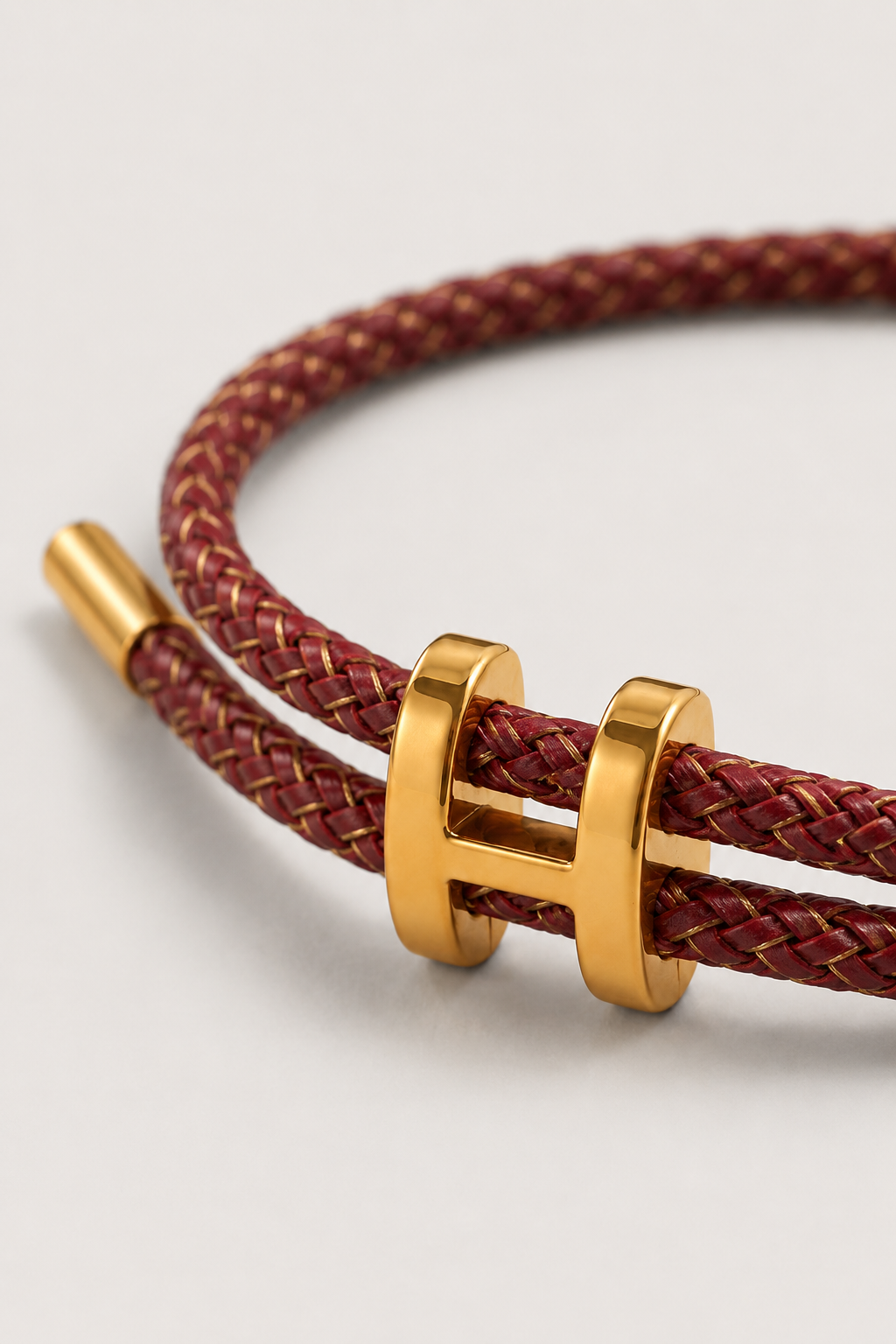 Bracciale RivaSylt Borgogna/Oro