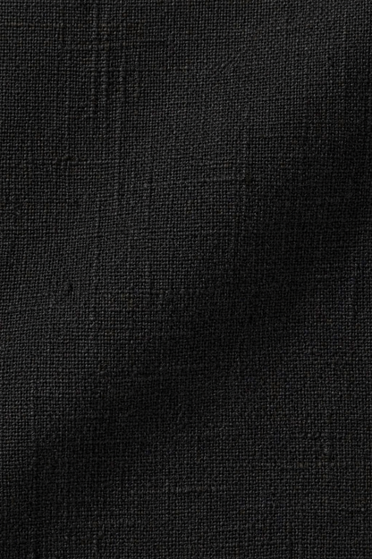 Pantaloni Bayside in Lino Nero