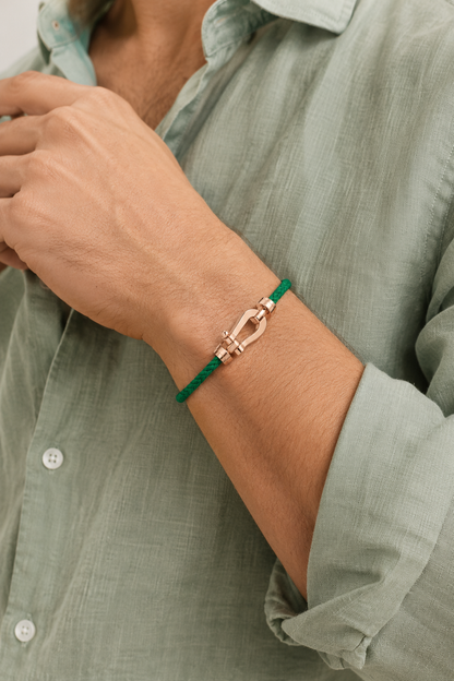 Bracciale Aurelio Verde / Roségold