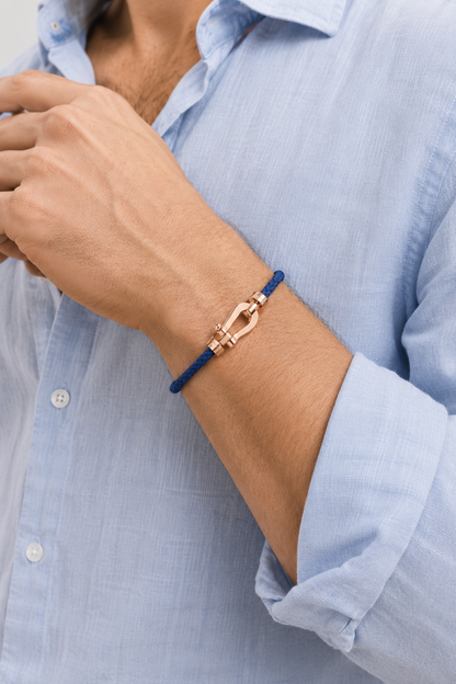 Bracciale Aurelio Navy / Roségold