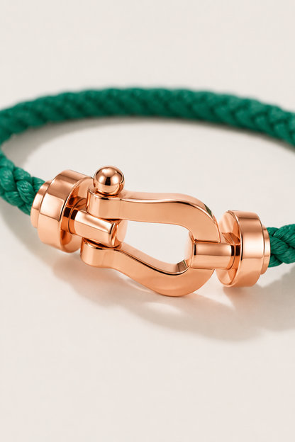 Bracciale Aurelio Verde / Roségold