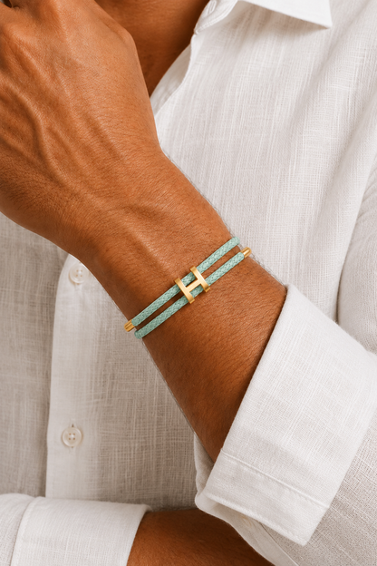 Bracciale RivaSylt Menta/Oro