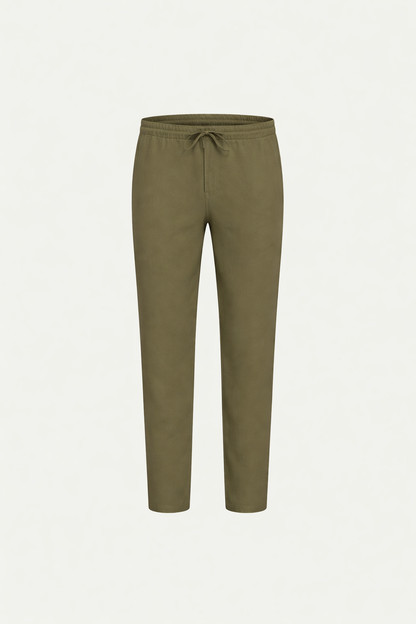 Pantaloni Leinen Bayside Oliva