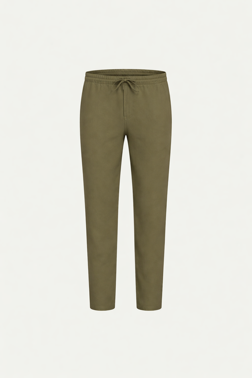 Pantaloni Leinen Bayside Oliva