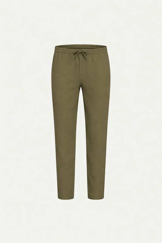 Pantaloni Leinen Bayside Oliva