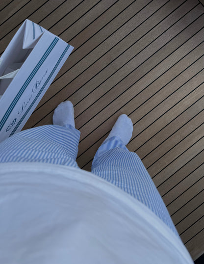 Pantaloni in Lino Bayside a Strisce