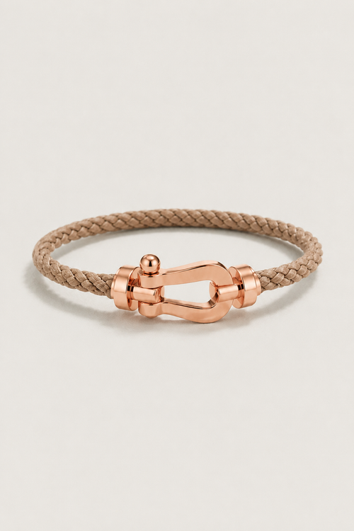 Bracciale Aurelio Marrone Chiaro / Rosé Oro