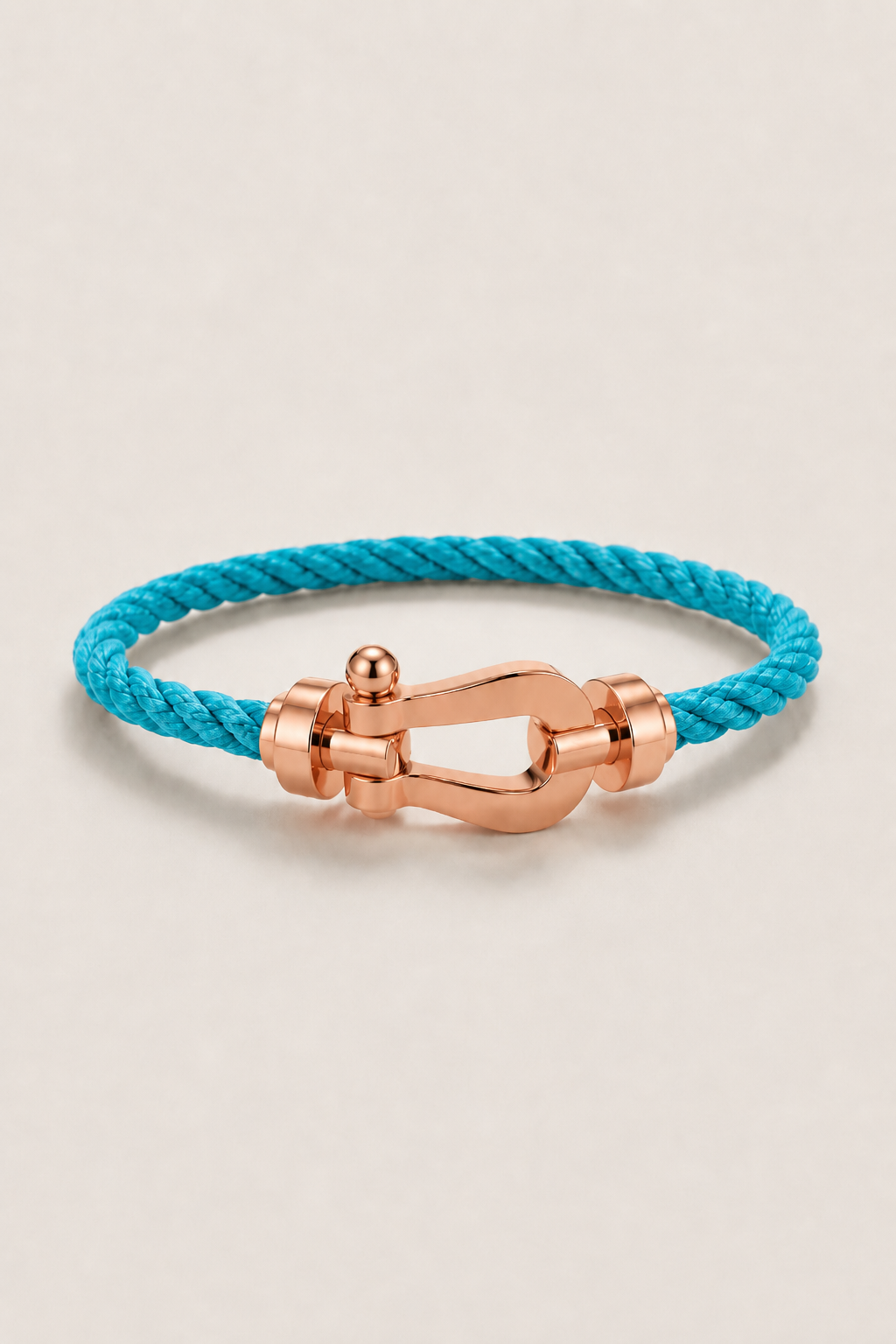 Bracciale Aurelio Azzurro Chiaro / Oro Rosa