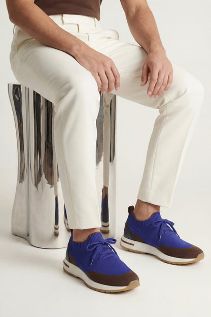 Sneaker Zurigo - Blu/Marrone