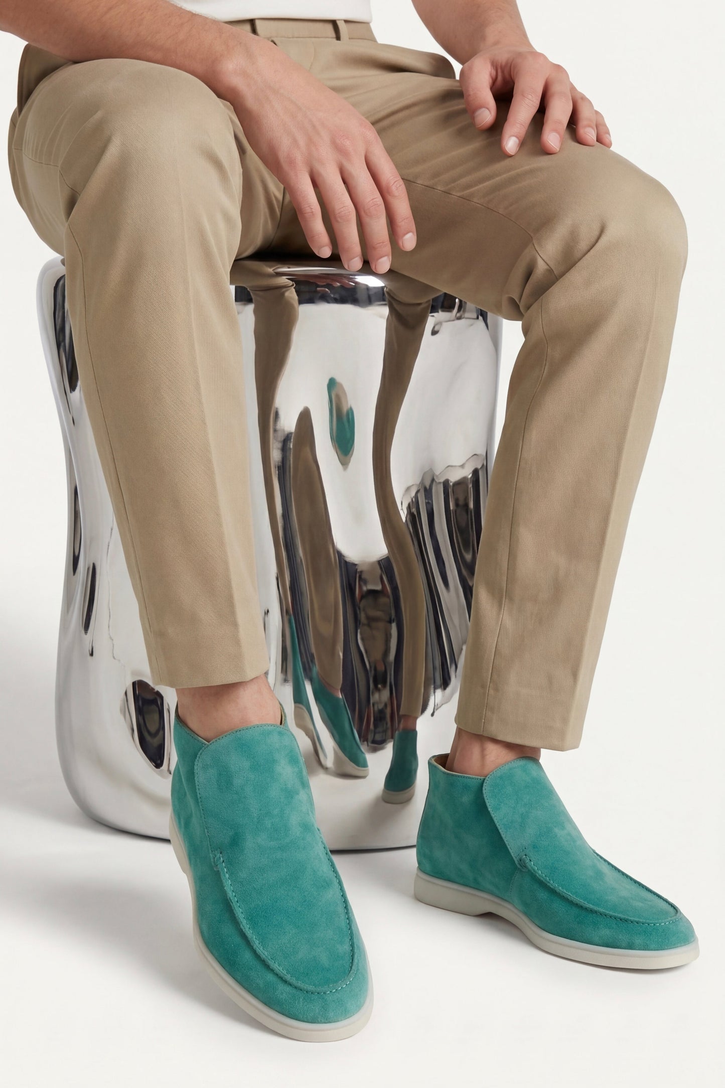Loafer Alto Capri Turchese