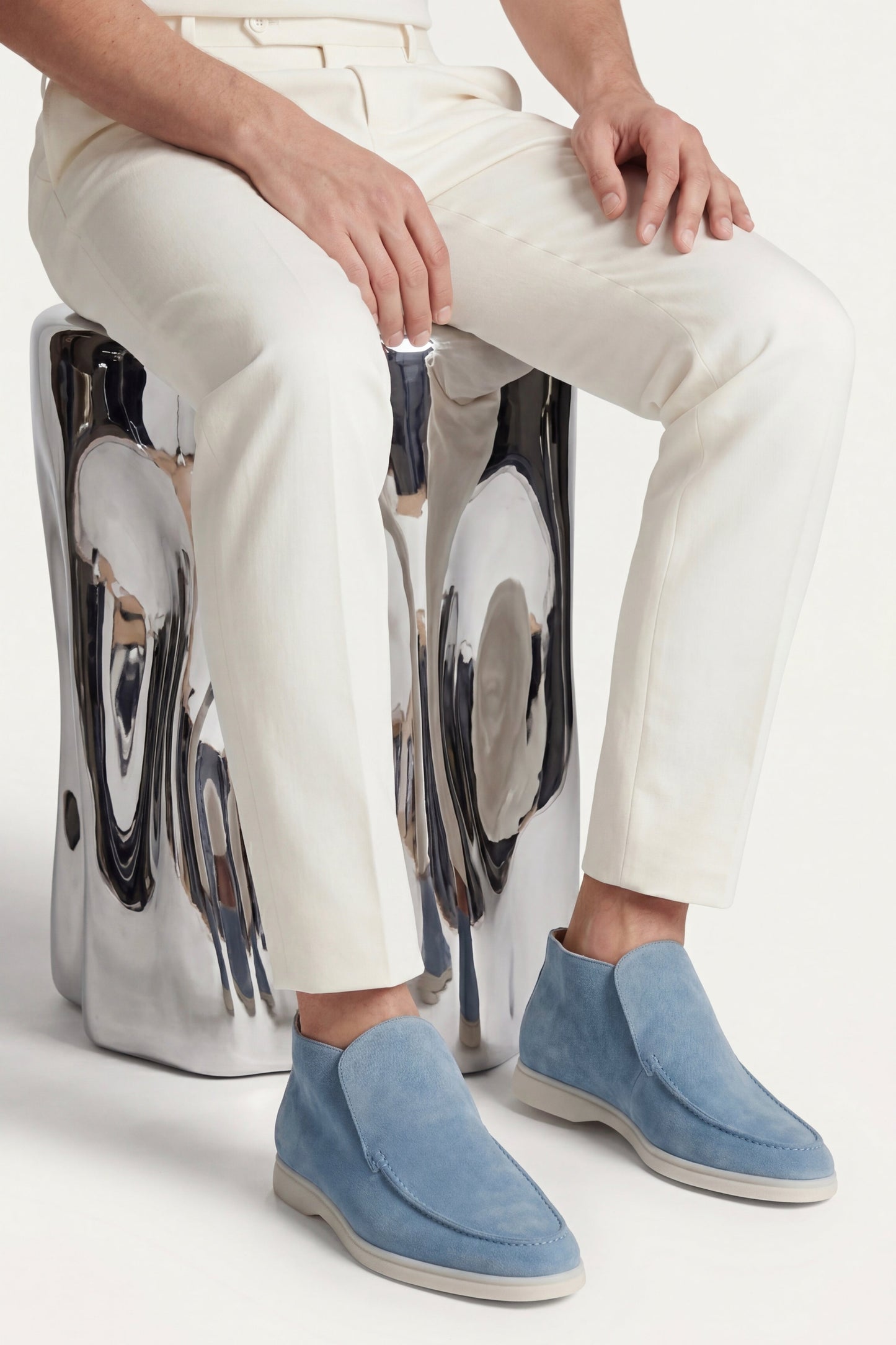 Capri High Top Loafer Azzurro