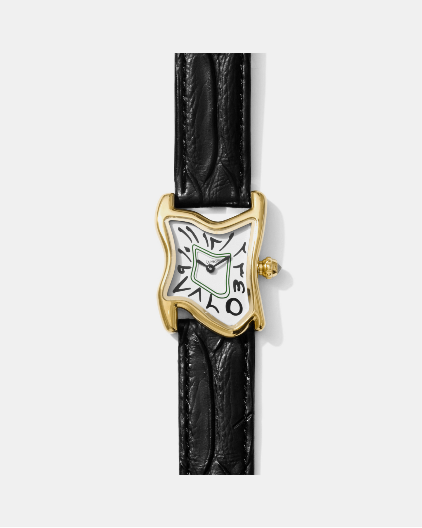 Orologio Quadrato da Fuso Piccolo Oro