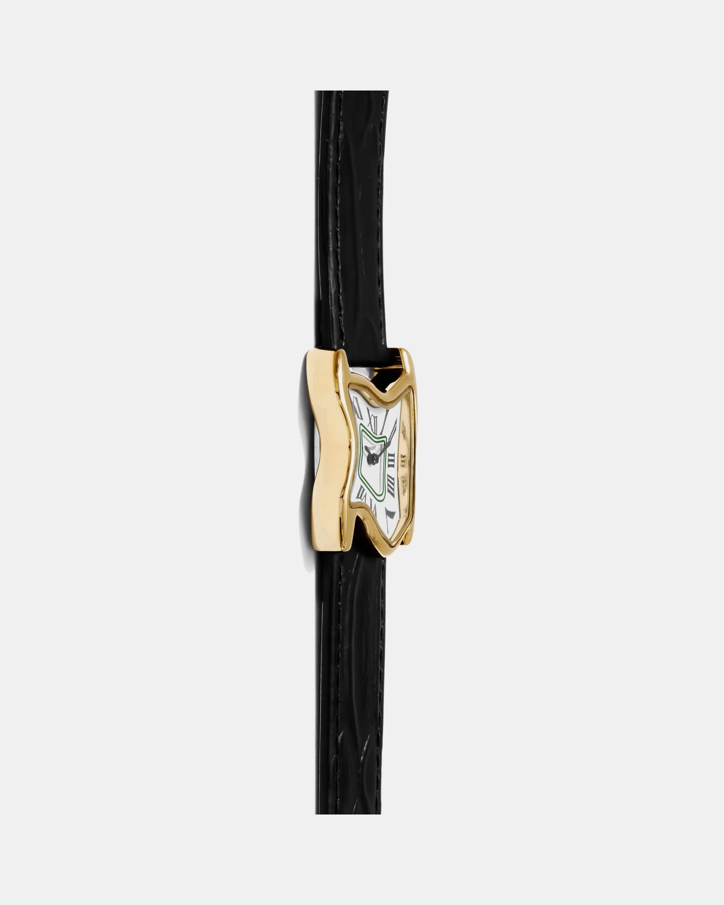 Orologio Quadrato da Fuso Piccolo Oro