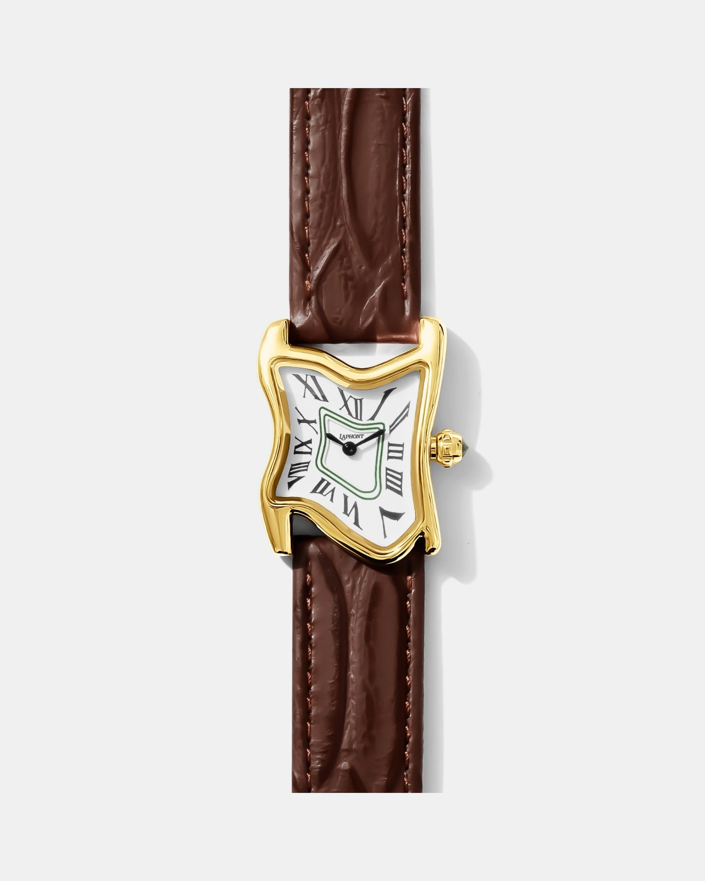 Orologio Quadrato da Fuso Piccolo Oro