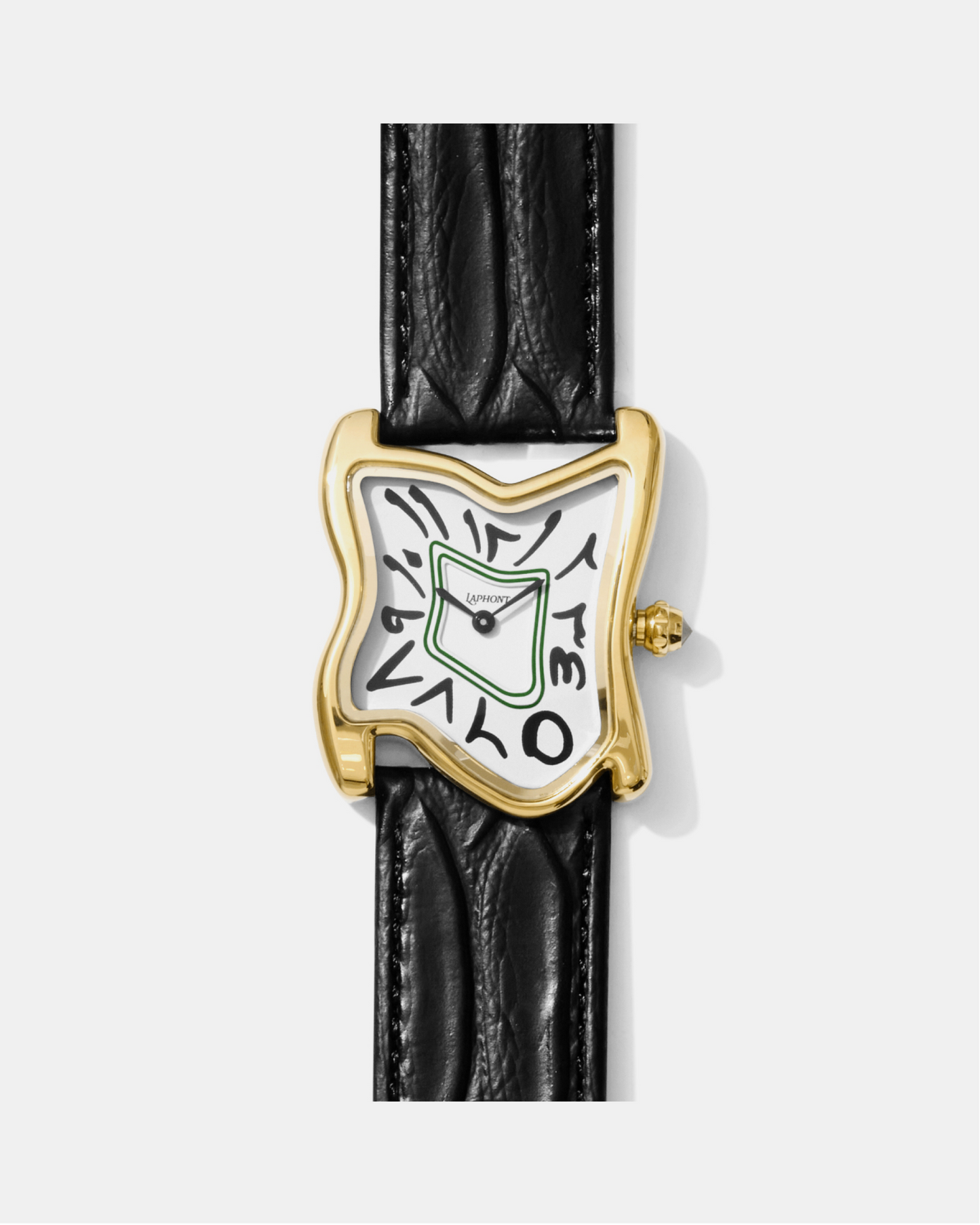 Orologio a fusione quadrato grande oro