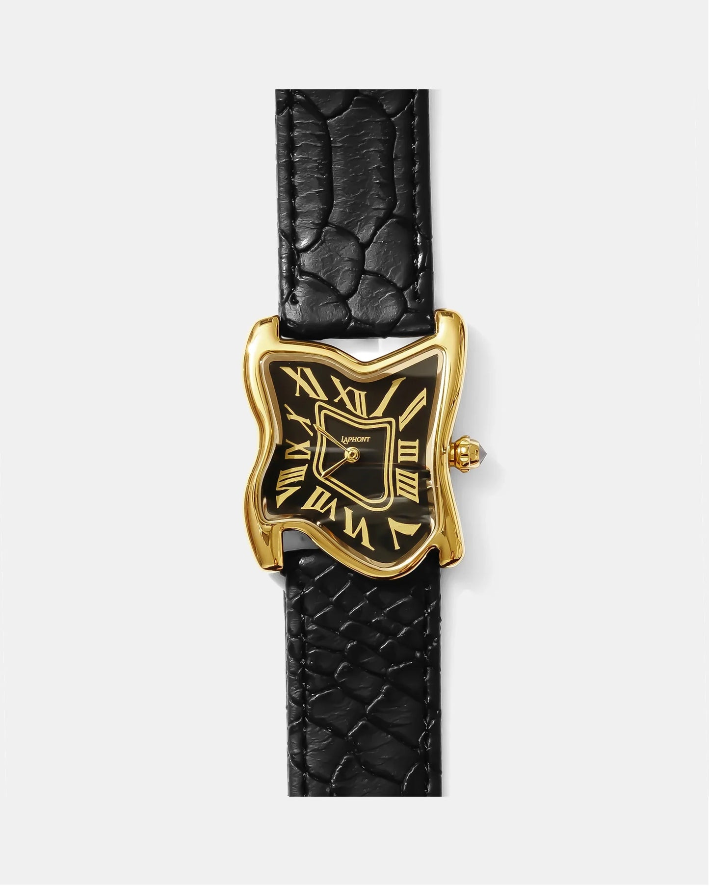 Orologio a fusione quadrato grande oro