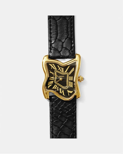 Orologio a fusione quadrato grande oro