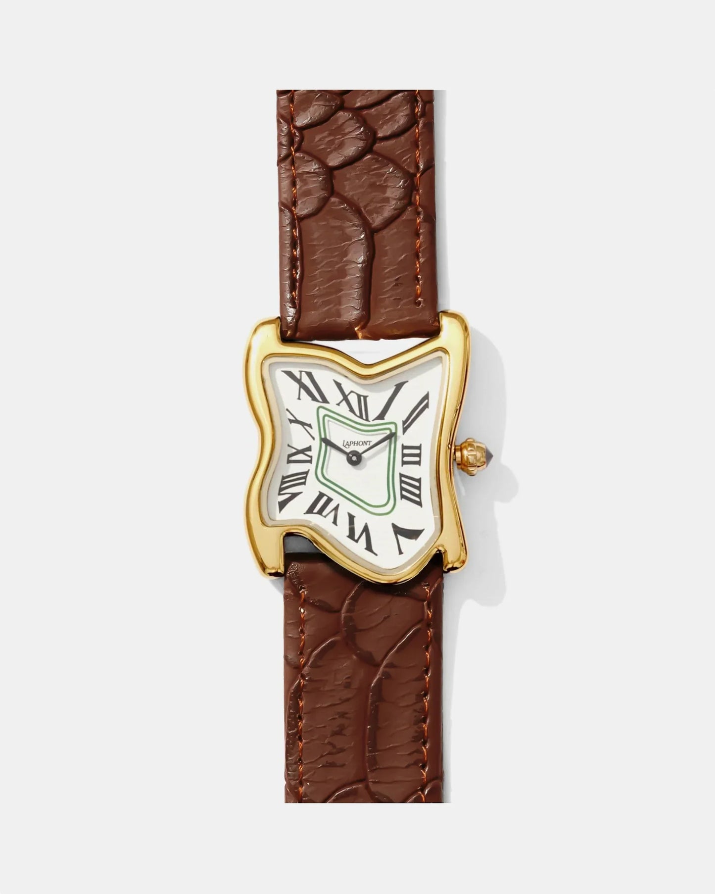 Orologio a fusione quadrato grande oro