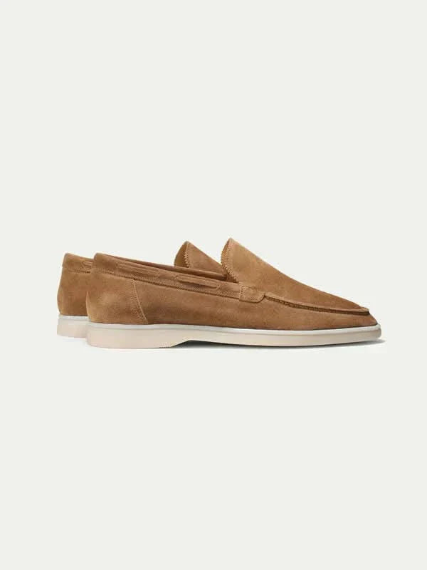 Mocassini classici in suede deserto