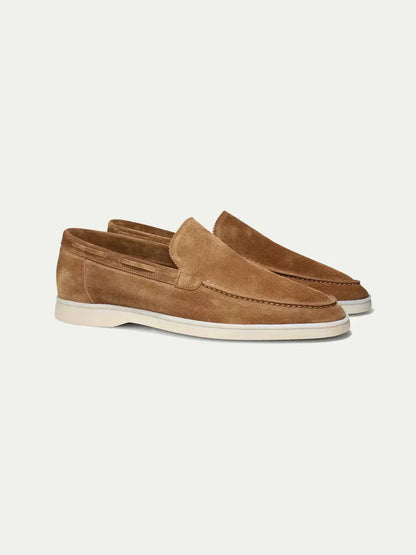 Mocassini classici in suede deserto