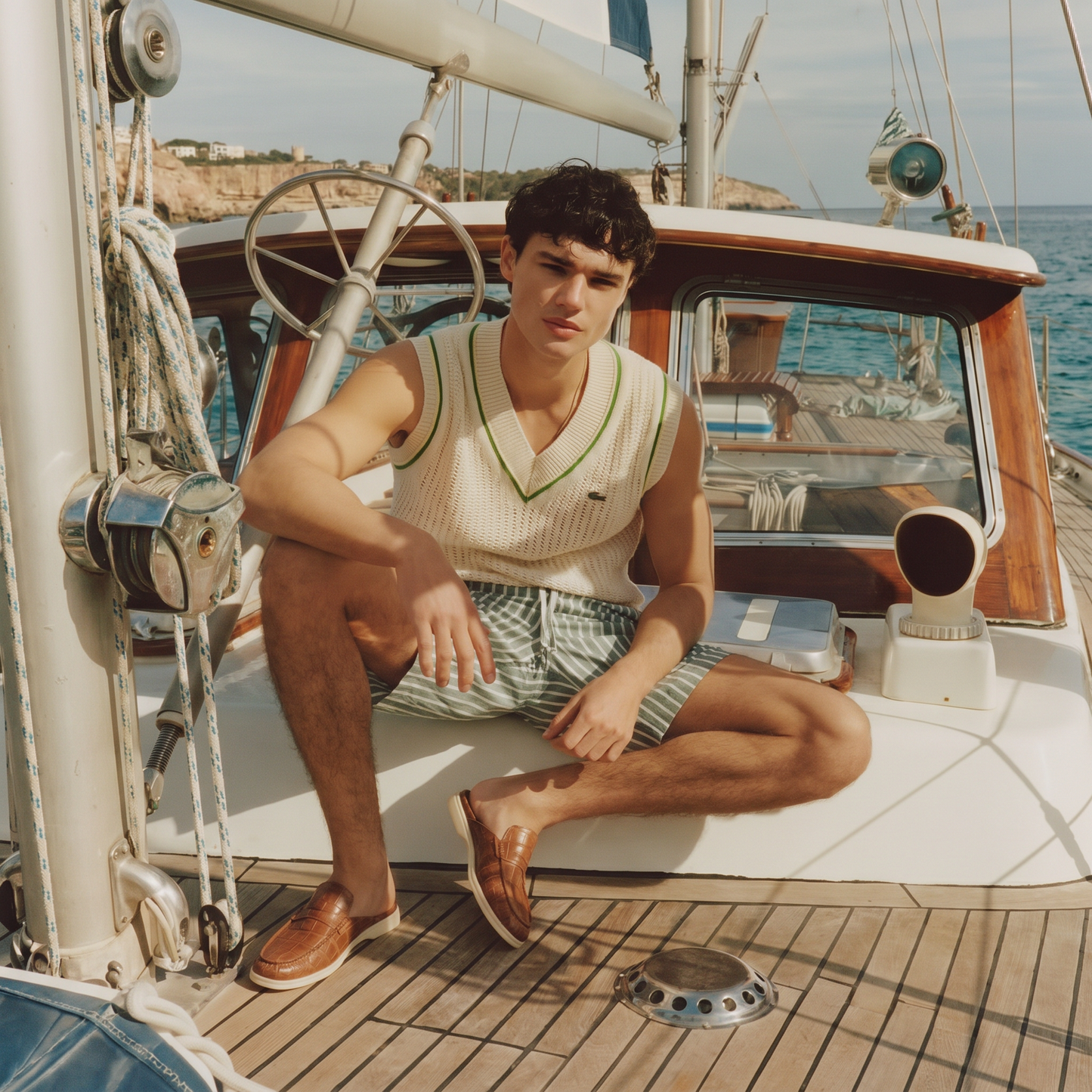 Mule Yacht-Croco Tan | EDIZIONE LIMITATA