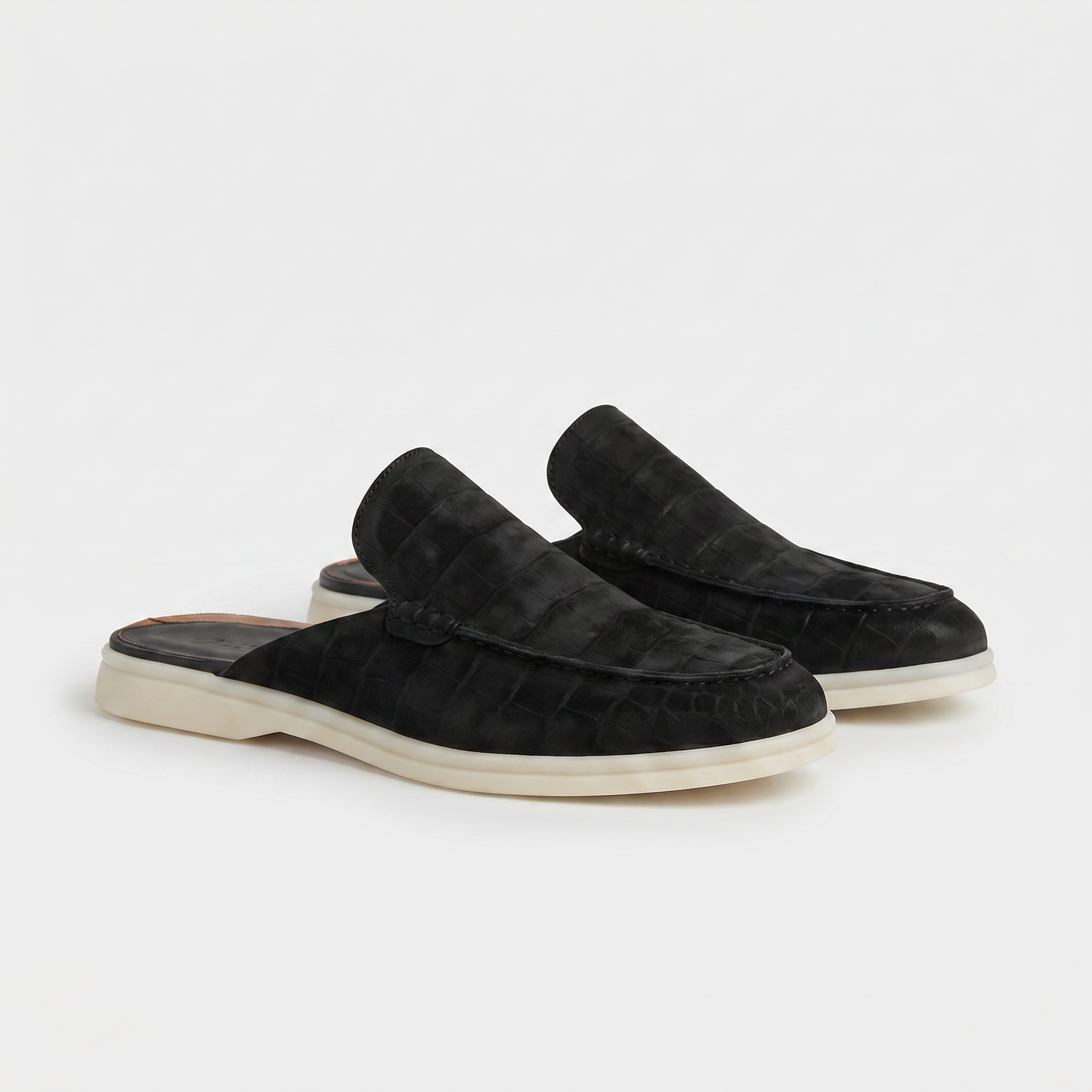 Mule Yacht Croco Nera | EDIZIONE LIMITATA