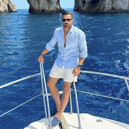 Mule Yacht-Croco Blu | EDIZIONE LIMITATA